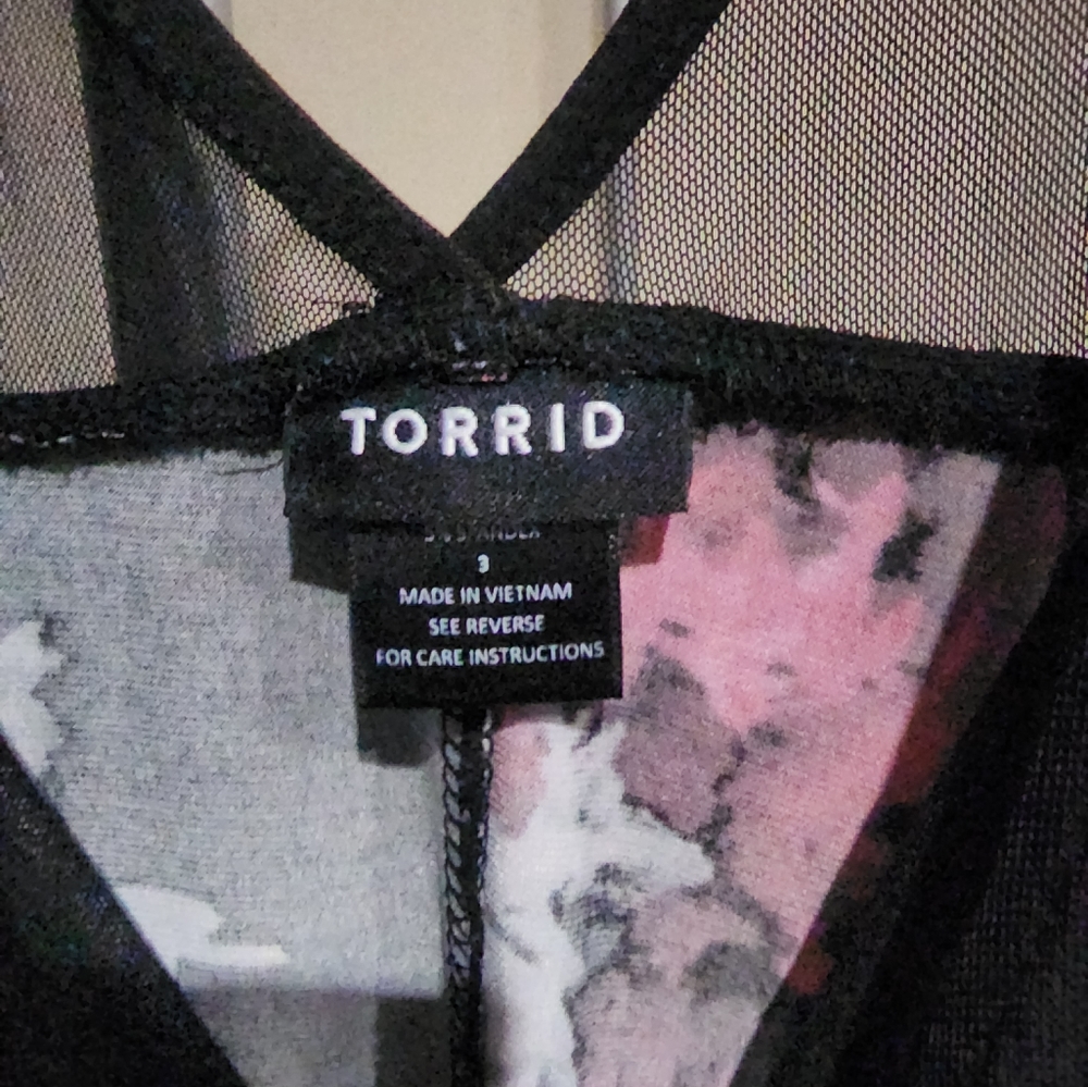 Torrid skin tight dress size 3